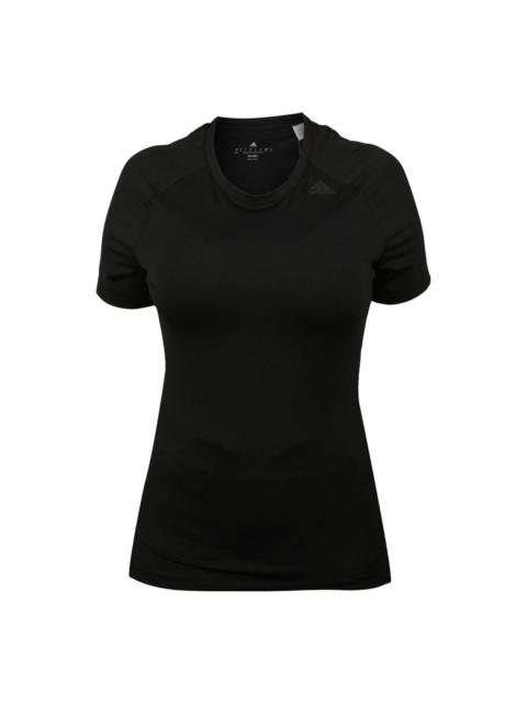 adidas (WMNS) adidas D2M Solid T-Shirt 'Black' BK2688