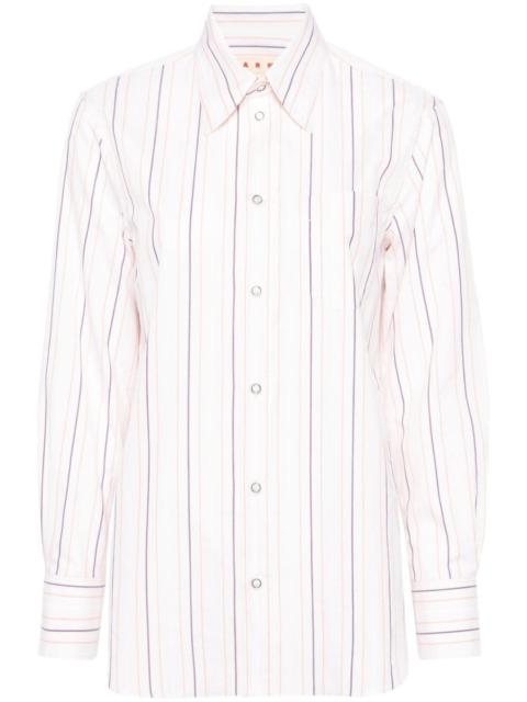 Marni striped cotton shirt
