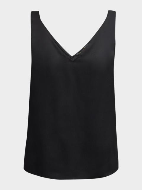 KOBI HALPERIN Sailor Sleeveless V-Neck Blouse