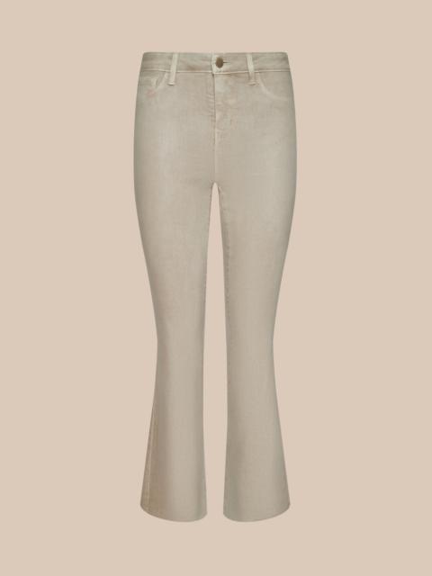L'AGENCE Kendra Coated Cropped Flare Jean