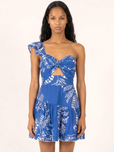 Poupette St Barth Mini Dress Niki - Blue Austral