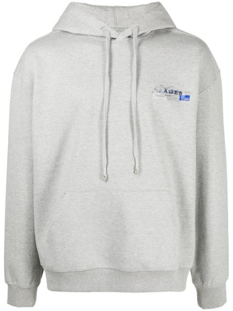 ADER error logo print hoodie