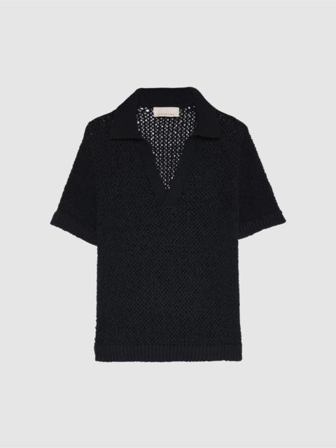 LIBEROWE KNITTED POLO TOP