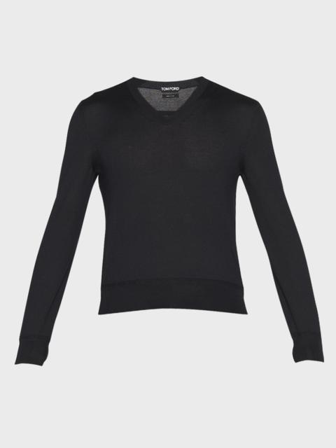 TOM FORD Men's Cashmere V-Neck Sweater