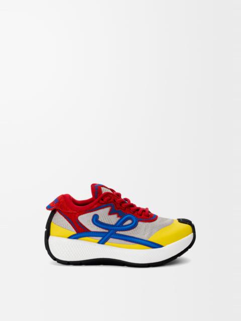 Loewe Pogo sneaker in technical knit and suede