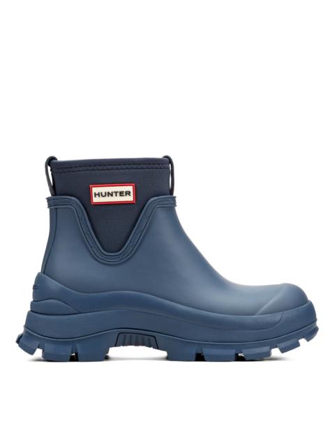 HUNTER Women's Eloise Lug Sole Waterproof Neoprene Rain Booties