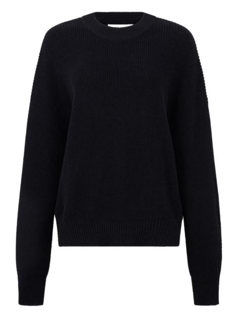 AYA MUSE round-neck ribbed sweater