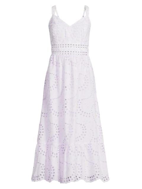 Lilly Pulitzer Women's Tiah Eyelet Midi-Dress - Hyacinth