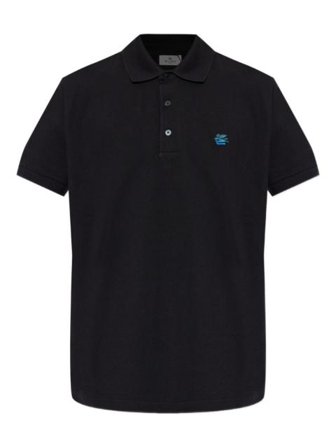 Etro embroidered polo shirt