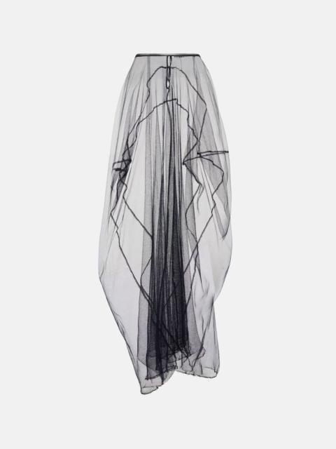 Acne Studios Mesh maxi skirt