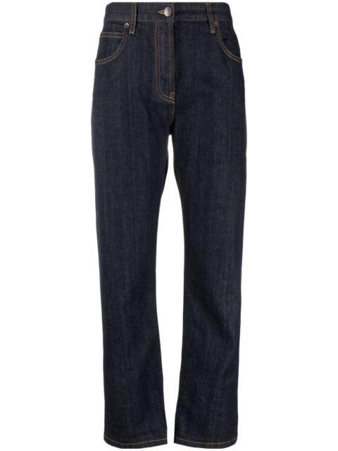 The Row Riaco mid-rise slim jeans