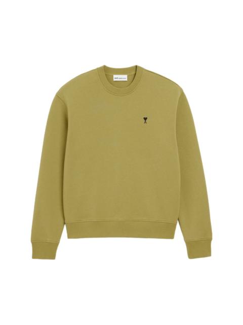 AMI Paris AMI DE COEUR LOGO-EMBROIDERED SWEATSHIRT