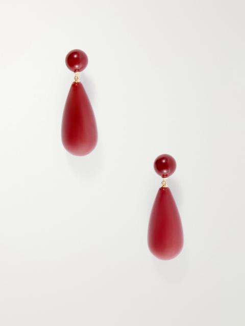 LIÉ STUDIO The Lola Mookaite And Sterling Silver Earrings