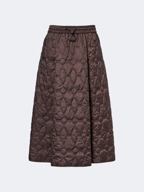 Brunello Cucinelli Technical padded midi skirt