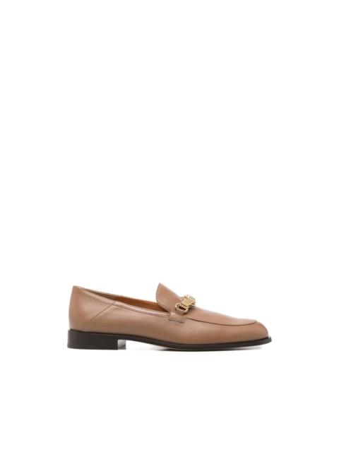 Tod's chain detail loafers