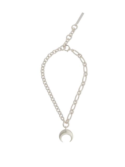 Marine Serre Regenerated Tin Moon Charms Necklace | REVERSIBLE