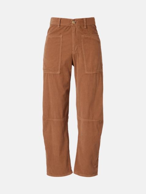 velvet Sue cotton straight pants