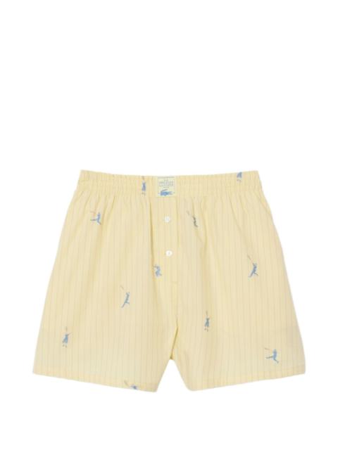LACOSTE striped bermuda shorts