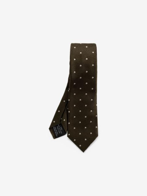 TOM FORD polka-dot silk tie