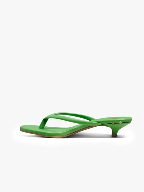 beek Corella Leather Kitten Heel Thong Sandal