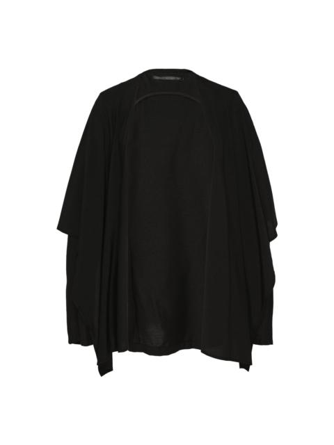 Yohji Yamamoto Front Draped Detail Jacket