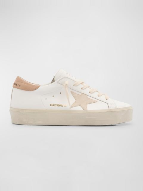 Golden Goose Hi Star Leather Low-Top Sneakers