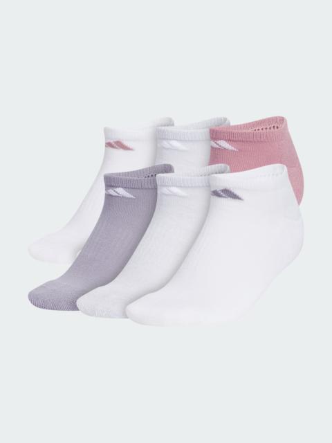 adidas Women's Athletic Cushioned 6-Pack No Show