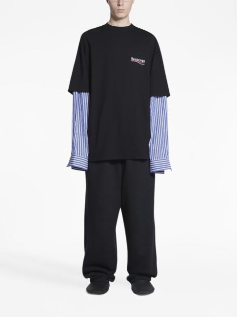 BALENCIAGA Political Campaign layered T-shirt