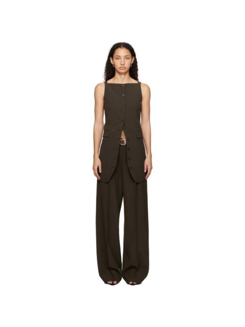 beaufille Brown Innes Minidress