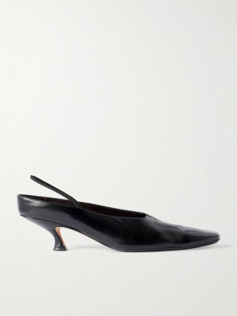 Calvin Klein Collection Anna Convertible Leather Mules
