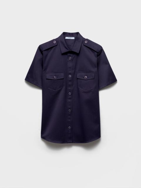 Prada Short-sleeved chino shirt