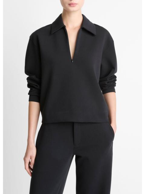 Vince Cotton-Blend Half-Zip Pullover