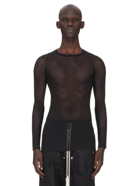 Rick Owens Black Temple Rib LS T-shirt