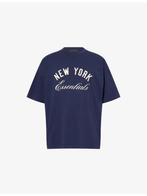 ESSENTIALS MLB 90's Sport New York Yankees Text-Print Cotton T-Shirt