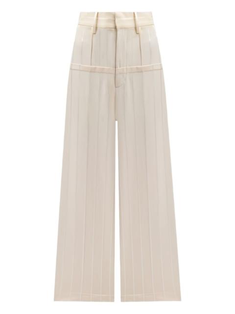 UMA WANG striped pino trousers