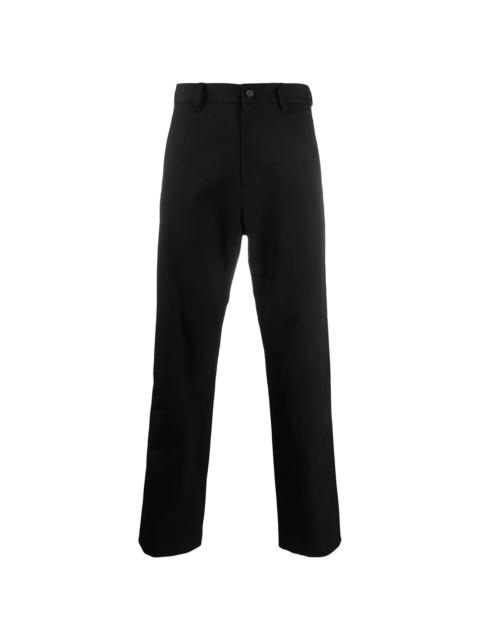 side-stripe straight-fit trousers