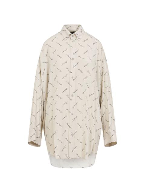 BALENCIAGA printed shirt