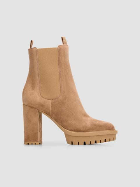 Gianvito Rossi Women's Barry 70MM Ankle Booties - Camel