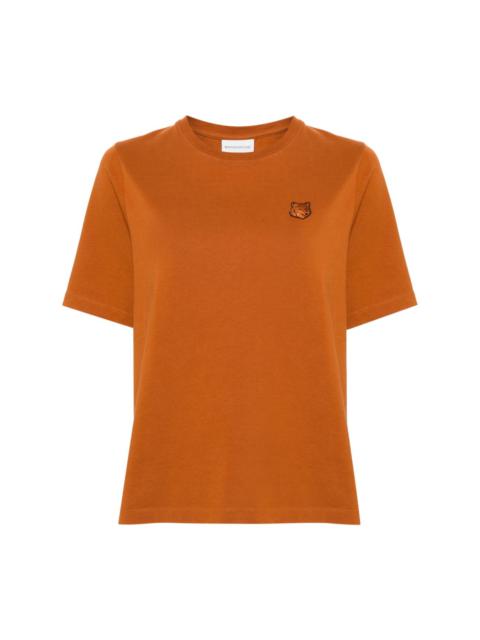 Fox-patch cotton T-shirt