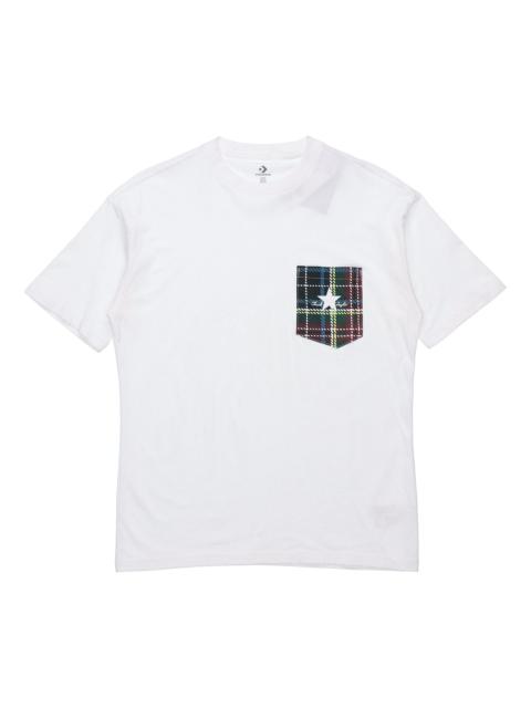 Converse Converse Pocket Casual Short-Sleeve Tee Mens White 10020885-A01