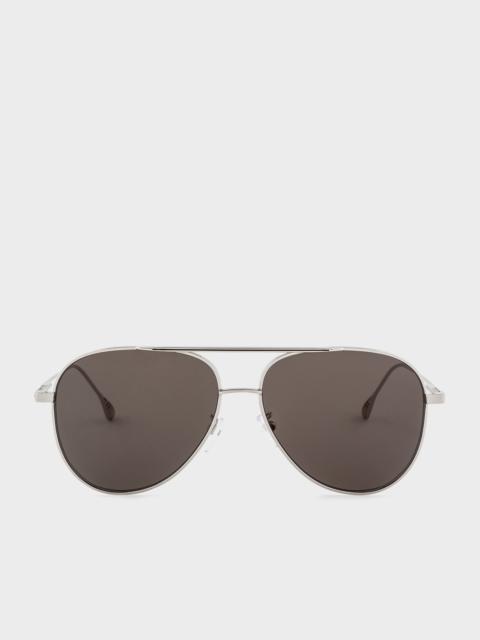 Paul Smith Shiny Silver 'Dylan' Sunglasses