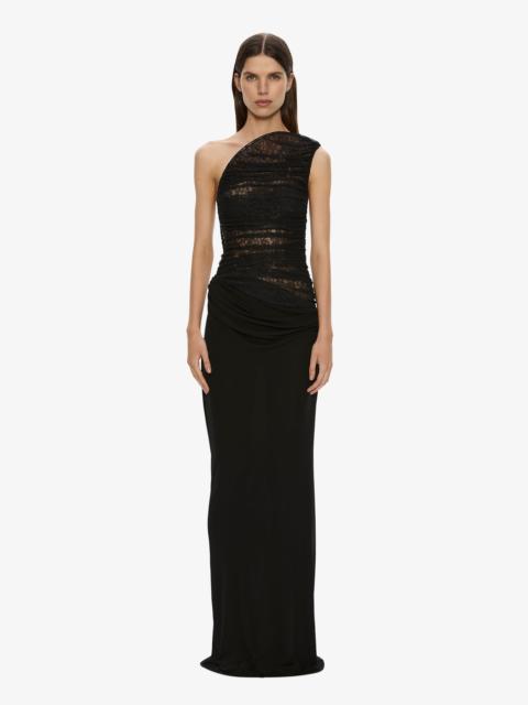 CHRISTOPHER ESBER Concave Wired Lace Gown