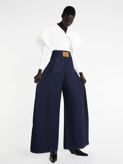 A.W.A.K.E. MODE ROUNDED BACK TO FRONT JEANS INDIGO RINSE WASH