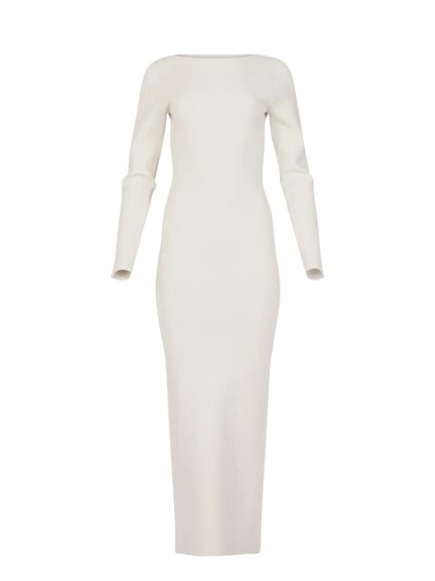 entire studios BOAT NECK MIDI DRESS OFF WHITE