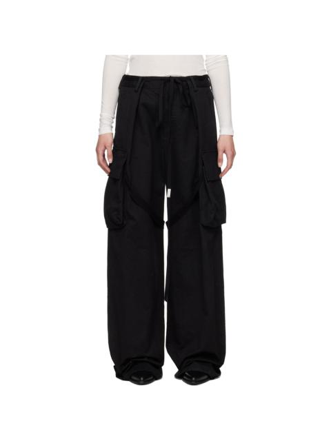 Ann Demeulemeester Black Fressa Cargo Pants
