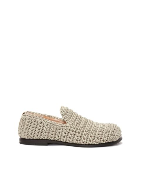 crochet moccasin loafers