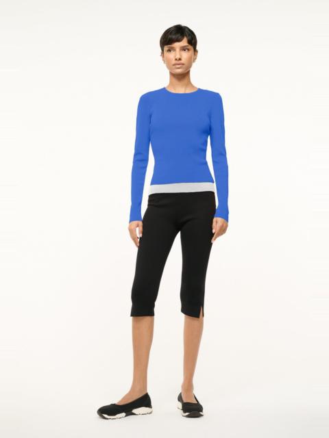 STAUD STAUD SALINAS TOP DEEP SEA WHITE