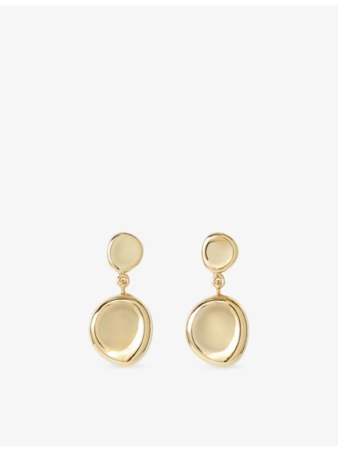 JOSEPH Bean Gold-Toned Metal Drop Earrings