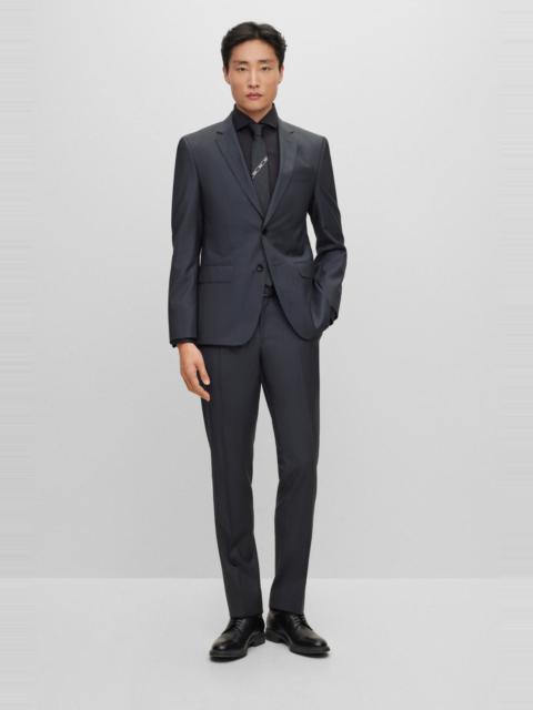 BOSS SLIM-FIT TWO-PIECE SUIT IN WOOL