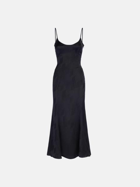 THE ATTICO BLACK MIDI DRESS